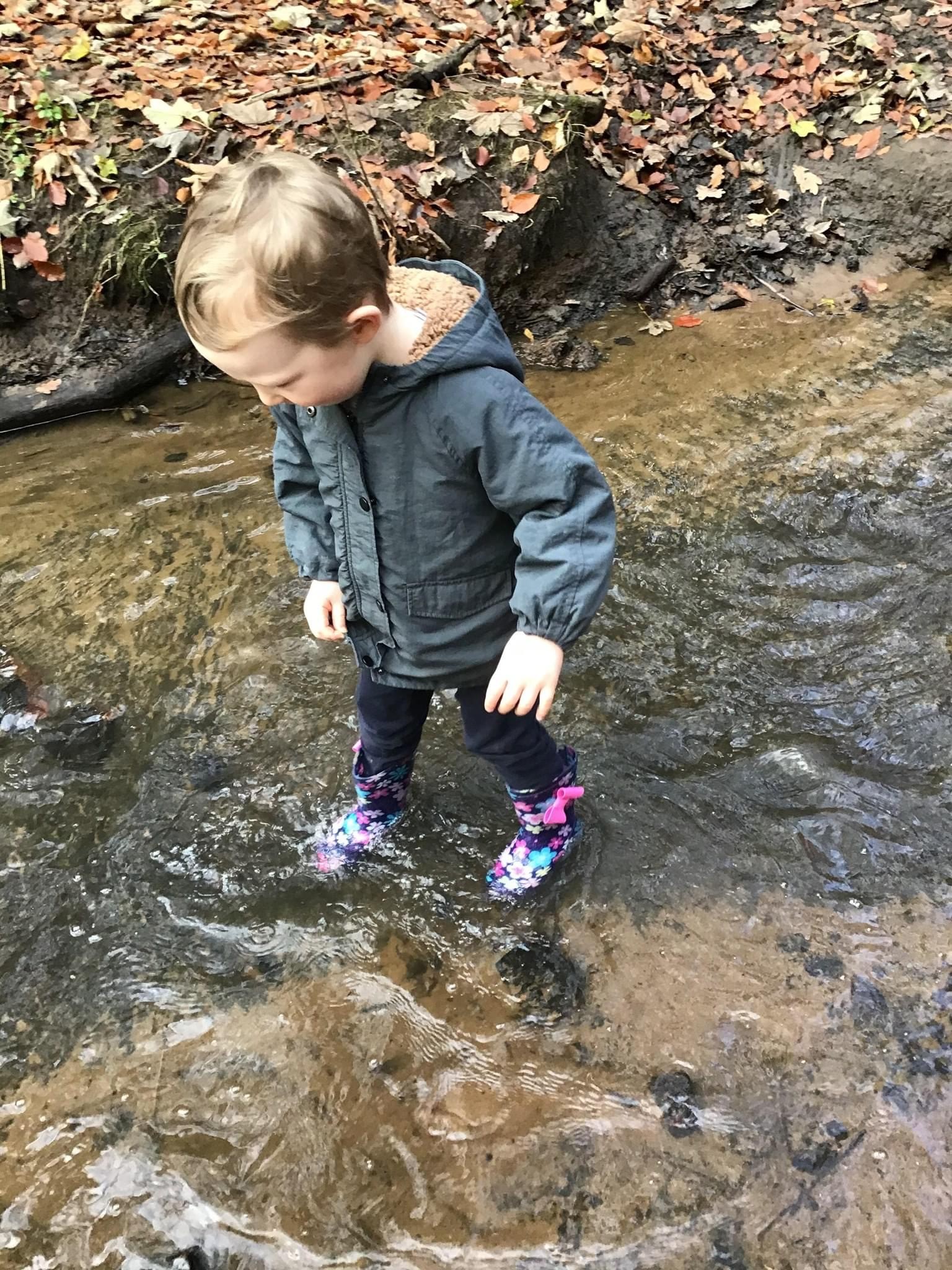 Splashing in the stream